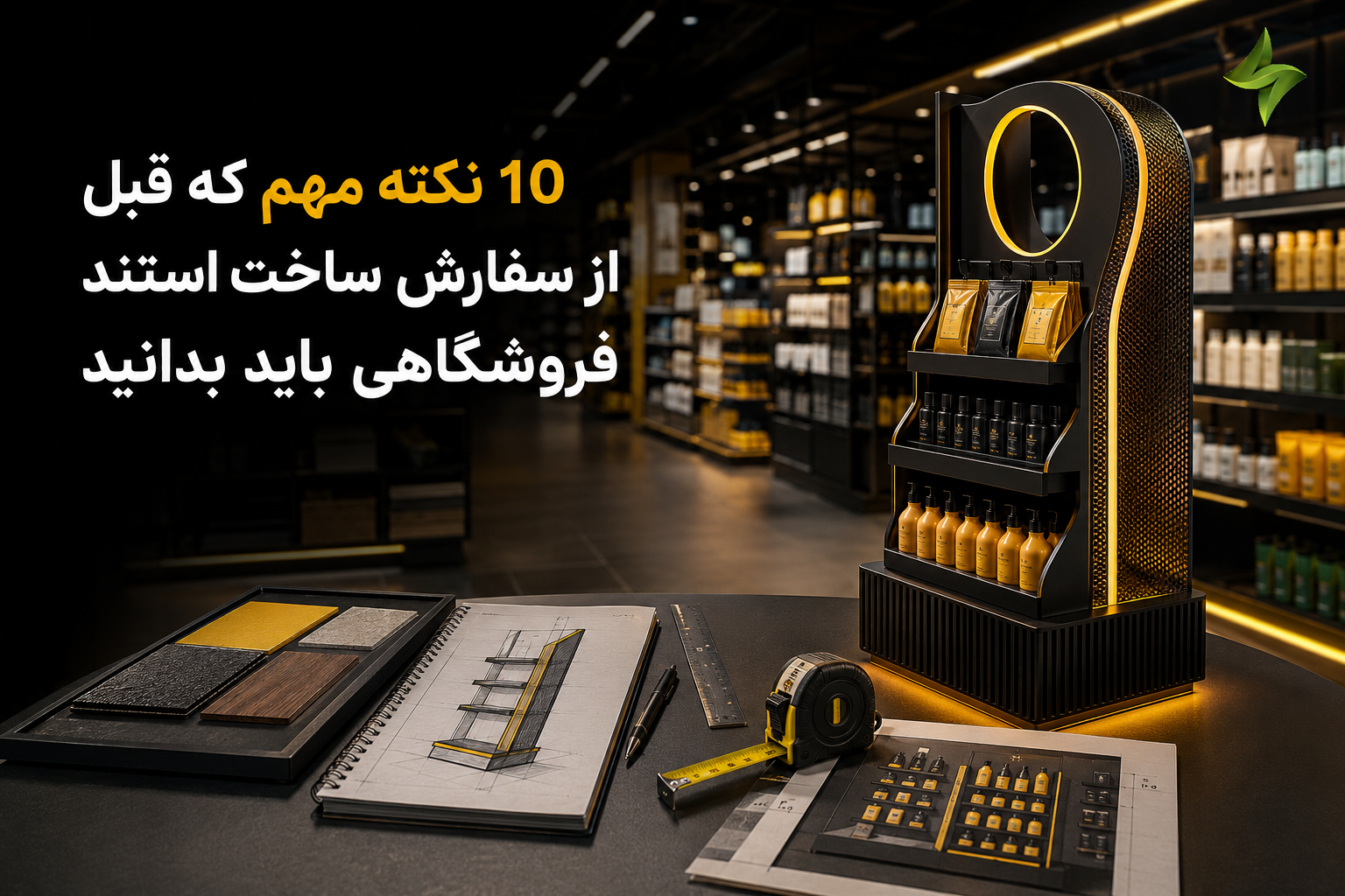 10 نکته مهم که قبل از سفارش ساخت استند فروشگاهی باید بدانید